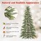 Green TPE and PVC Pre-Lit Christmas Tree with Multicolor LED Lights